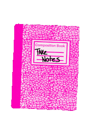 illumiinaani pink school book notebook Sticker