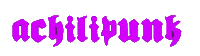 Achilipunk Sticker by marina noseque
