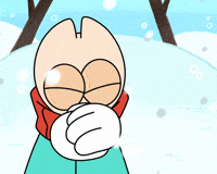 Snow Warming Up GIF by Globkins