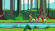 eric cartman forest GIF by South Park 