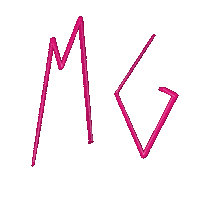 Mary Grace Mg Sticker by Marcel Katz Dalí / The Art Plug