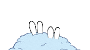 Neige Lol Sticker by Simon Super Rabbit