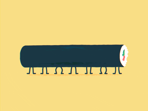 umaiyoosushi giphyupload sushi uramaki GIF
