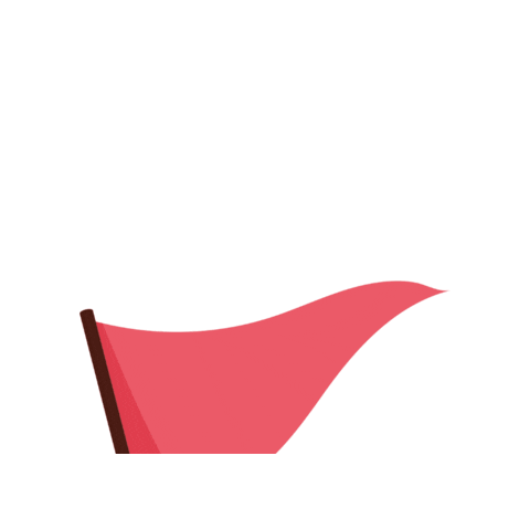 Red Flag Giochipreziosi Sticker by Be You