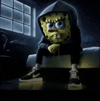 Spongebob Watches GIF