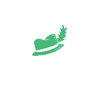 big easy hat Sticker by Brass Roots