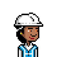 Pixel 8Bit Sticker