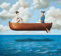 rafal olbinski surrealism GIF