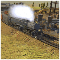 Steam Train GIF by Pixel Federation