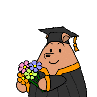 School Flowers Sticker