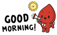 Greeting Good Morning Sticker by Singapore Red Cross