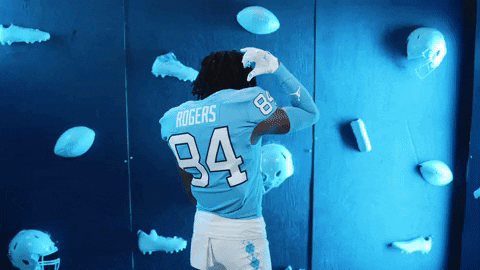 North Carolina Football GIF by UNC Tar Heels