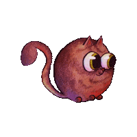 Adventures_with_Goober cat rainbow kitty silly Sticker