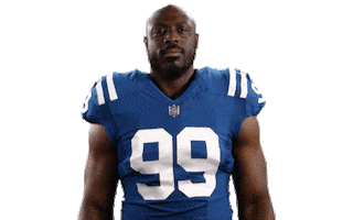 Justin Houston Good Job Sticker by Indianapolis Colts