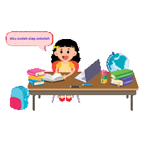 ruangmom school kids parenting sekolah Sticker