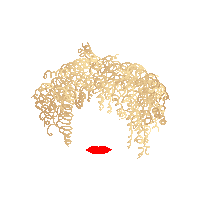emmaiovino curly hair afro house afro hair afro girl Sticker