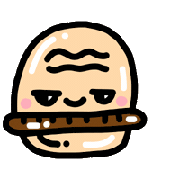 burger cheeseburger Sticker by Jamie Tam
