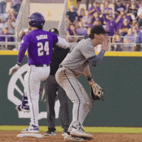 College Baseball Celebration GIF by LSU Tigers
