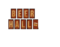 BeerHalll beerhall beerhalll Sticker