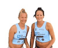 Beach Tour Volleyball Sticker by Die Techniker