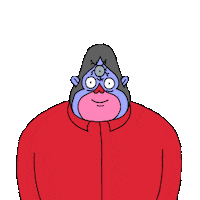 Angry Shock Sticker by Cartuna