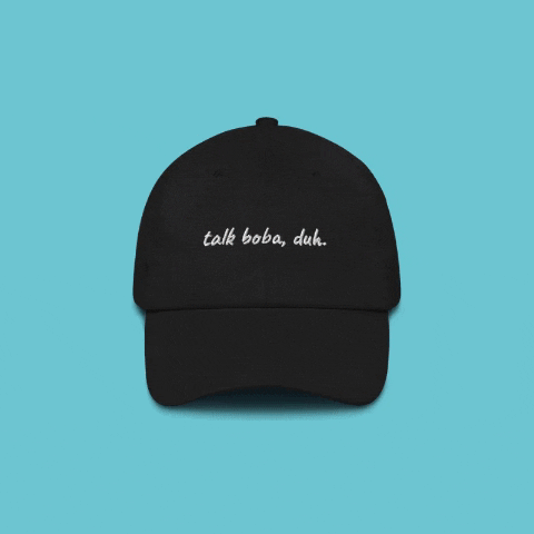 Bubble Tea Hat GIF by Talk Boba