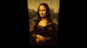 mona lisa glitch art GIF by Jazer