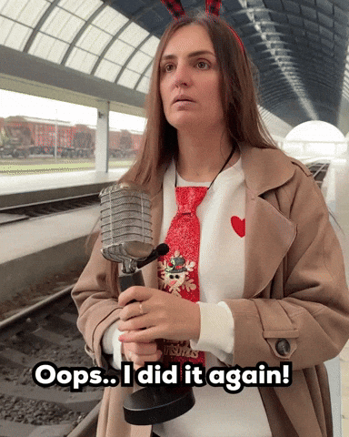 Sorry Oops I Did It Again GIF by Ai Nostri