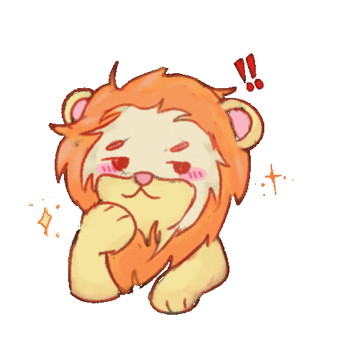 Lion Apollo Sticker by RVHS JC Orientation