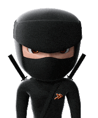 Ninja Sticker by KaBuM!