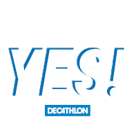 Yes Sticker by Decathlon