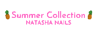 Pink Summer Sticker by NATASHA NAILS