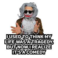 The Joker Comedy Sticker