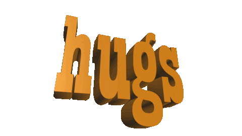 Hugs Sticker by GIPHY Text