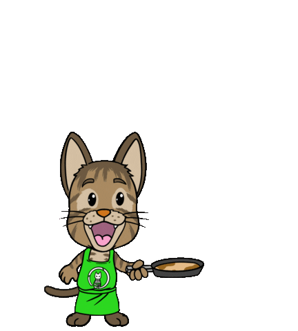 Katzentempel pancake katze cutecat katzenliebe Sticker
