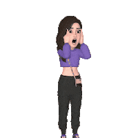 vivaoincrivel susto memoji l33tidigit4l leetidigital Sticker