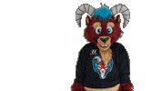 Hockey Mascot Sticker by New Mexico Goatheads