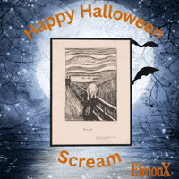 Edvard Munch Halloween GIF by ElmonX