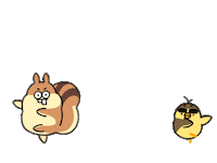 Squirrel Chipmunk Sticker by jessoosketch