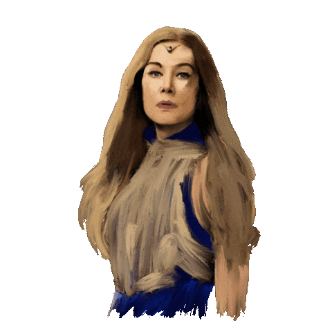 Pintura Aes Sedai Sticker by Mirror