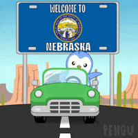 Travel Driving GIF by Pudgy Penguins