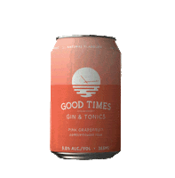 Gin And Tonic Drinking Sticker by GoodTimesDrinks