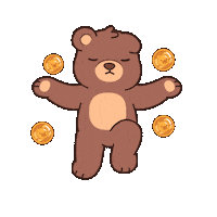 Pray Teddy Bear Sticker by BEARISH