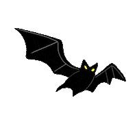 Halloween Bat Sticker by Zarif