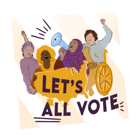 LWVKY lets all vote Sticker