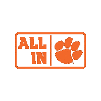 All In Tigers Sticker by Tigertown Graphics