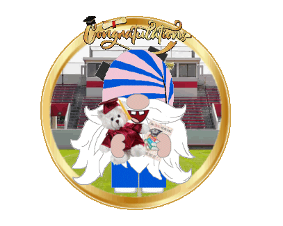 Congratulations Gnome Sticker