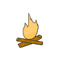 Fire Camping Sticker