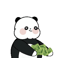 Money Money Sticker by Kanpai Pandas