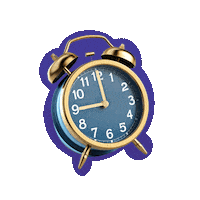 9 To 5 Clock Sticker by Music-All